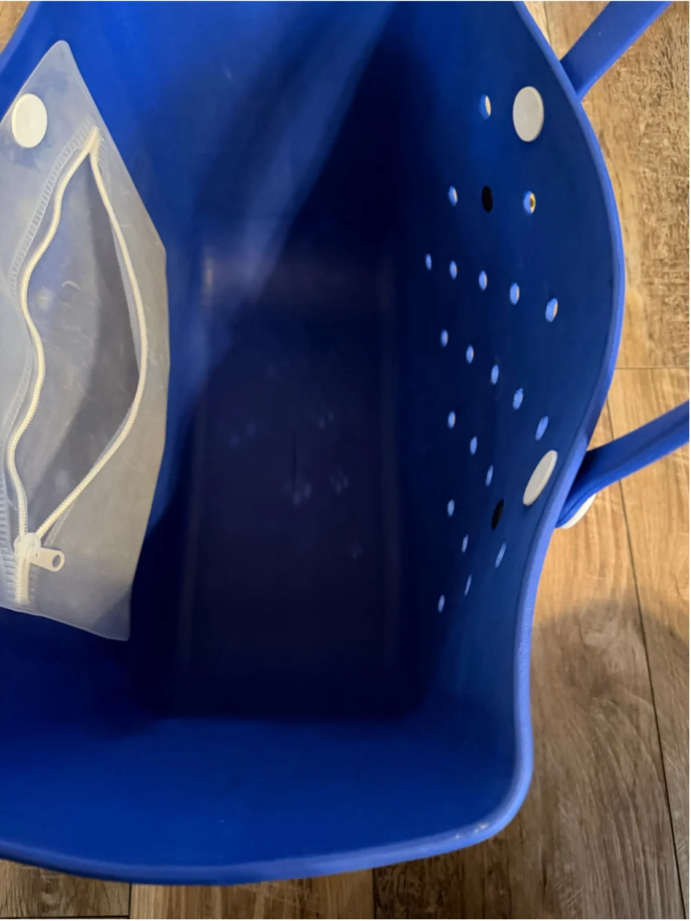 Unbranded Rubber Tote Bag One Size Blue